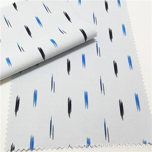 Tissu de chemise imprimé 55% polyester, 45% coton
